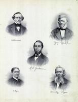 R. M. Brantingham, Wm. Webber, M. L. Gorham, Denolay Kezar